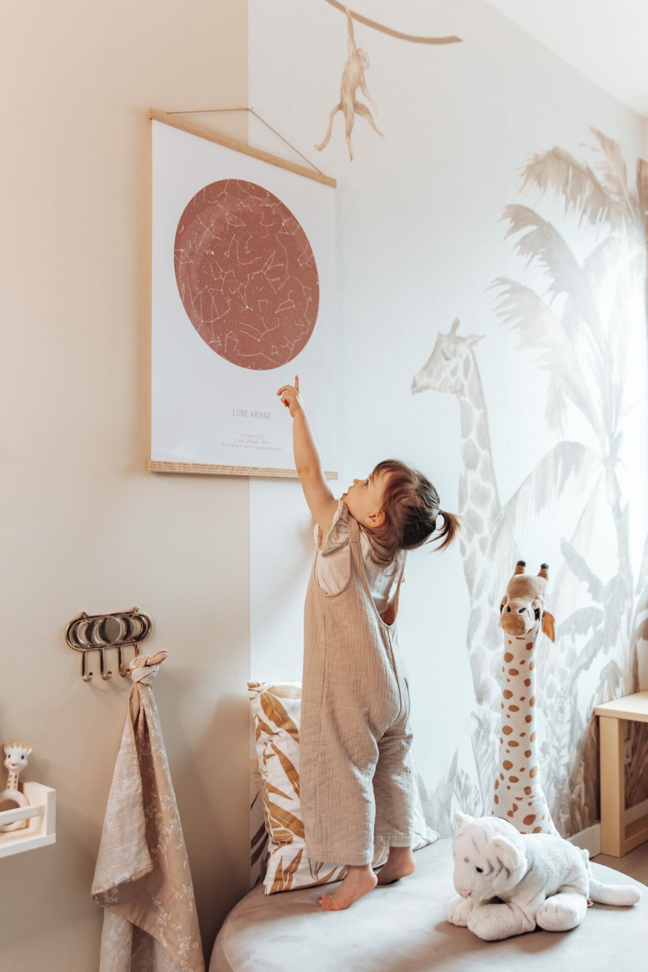 kraamcadeau geboorteposter kinderkamer
