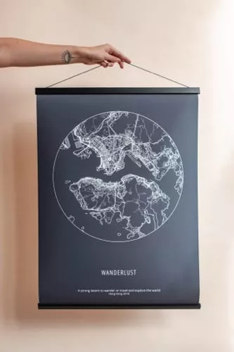 stadsposter vakantie